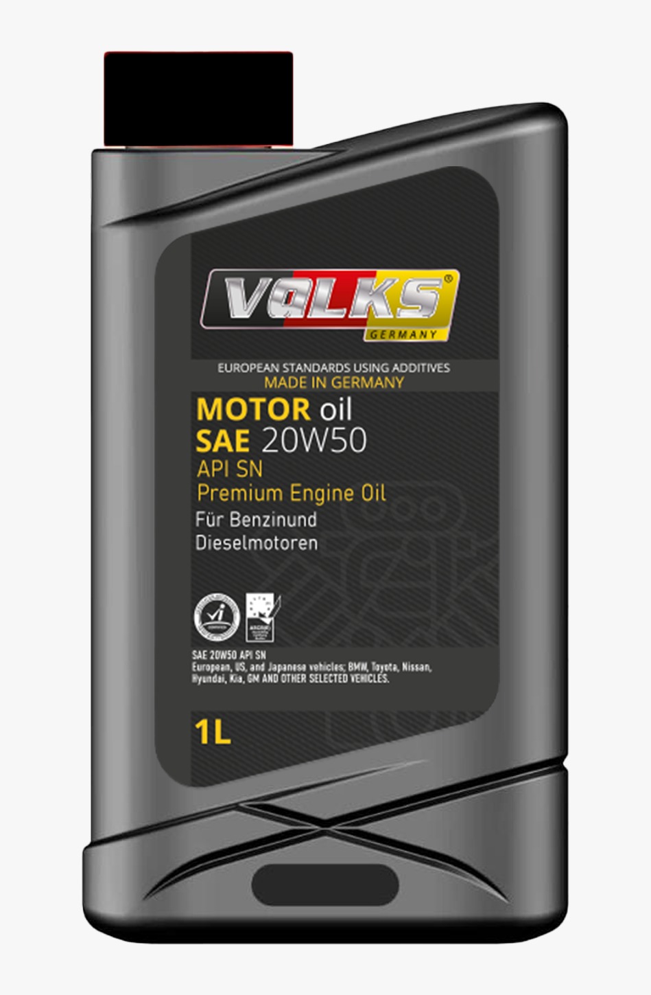 MOTOR oil SAE 20W50 API SN Premium Engine Oil - 1L